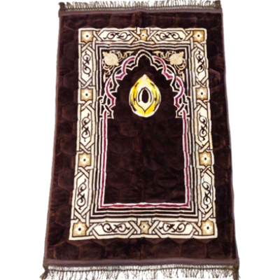 Picture of Soft Muslim Prayer Jaynamaz-জায়নামাজ (Any Design) -Coffee Color-(BA)