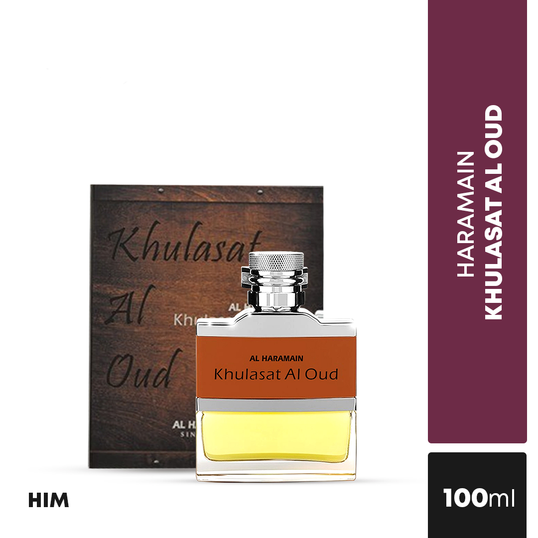 Picture of Al Haramain Khulasat Al Oud Perfume 100 ml-(BA)