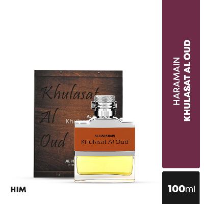 Picture of Al Haramain Khulasat Al Oud Perfume 100 ml-(BA)