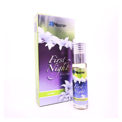 Picture of MEENA First Night Premium Quality Roll On Attar 8 ML-(BA)