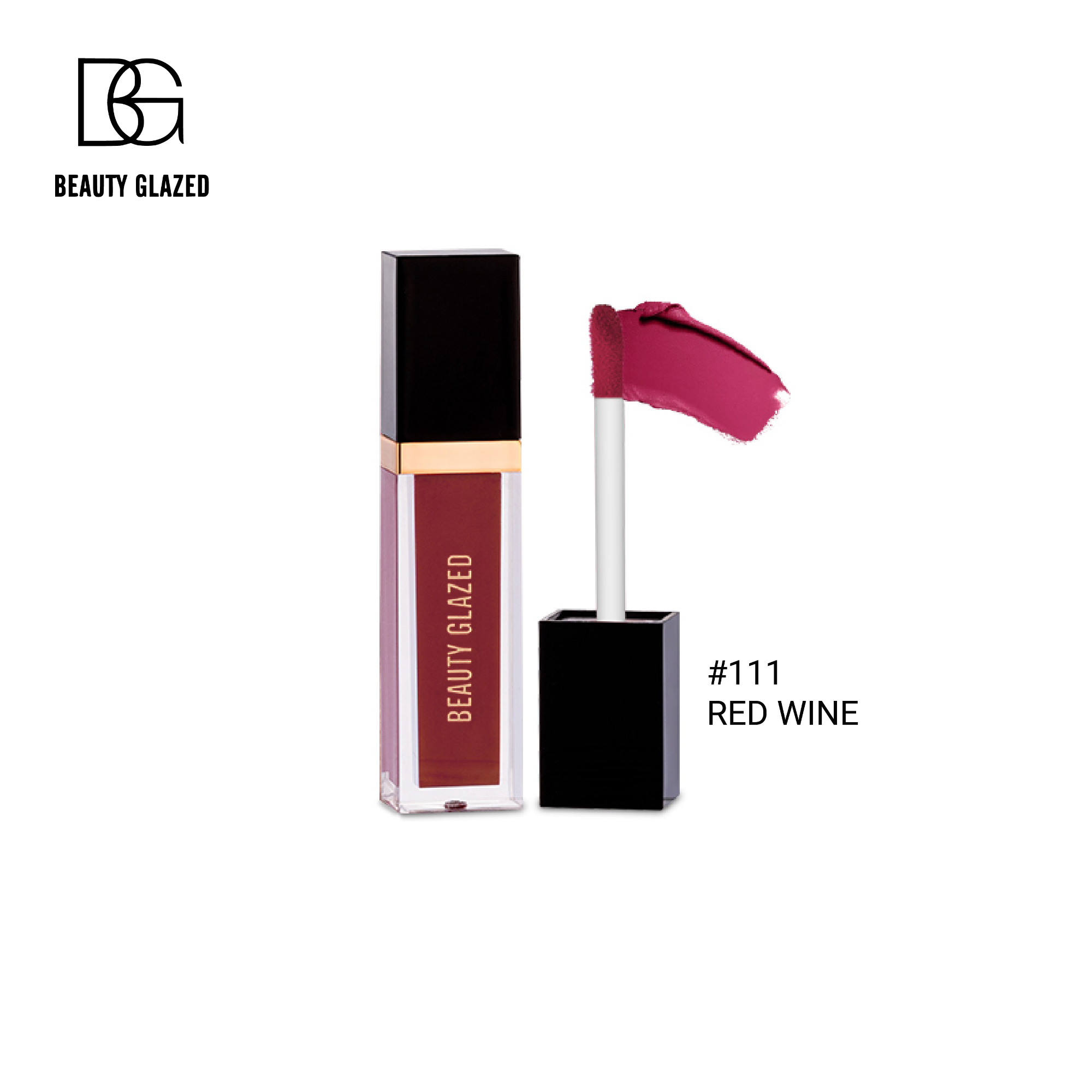 Picture of Beauty Glazed Matte Liquide Lipstick - Red Wine 111 (OA)