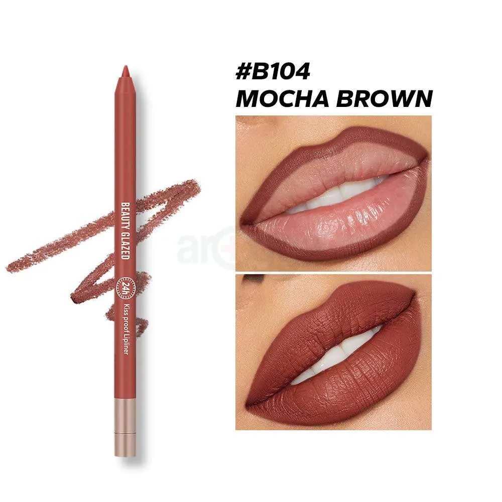 Picture of Beauty Glazed Lip Liner Waterproof & Long Lasting – B104 Mocha Brown (OA)
