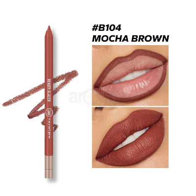 Picture of Beauty Glazed Lip Liner Waterproof & Long Lasting – B104 Mocha Brown (OA)