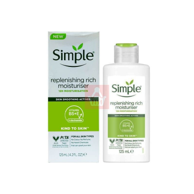 Picture of Simple Kind To Skin Replenishing Rich Moisturiser 125Ml (OA)