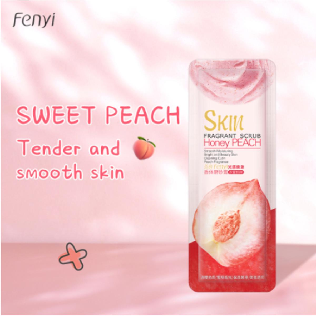 Picture of Fenyi Honey Peach Body Scrub Mini 3g - 5 pcs (OA)-Fresh