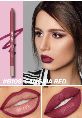 Picture of Beauty Glazed Lip Liner Waterproof & Long Lasting – B108 Sangria Red (OA)