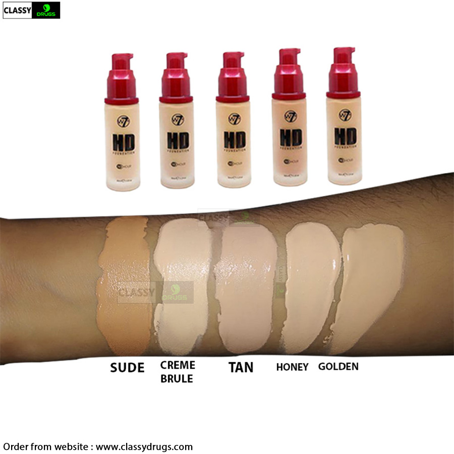 Picture of W7 HD Foundation - Natural Beige 30ml (OA)