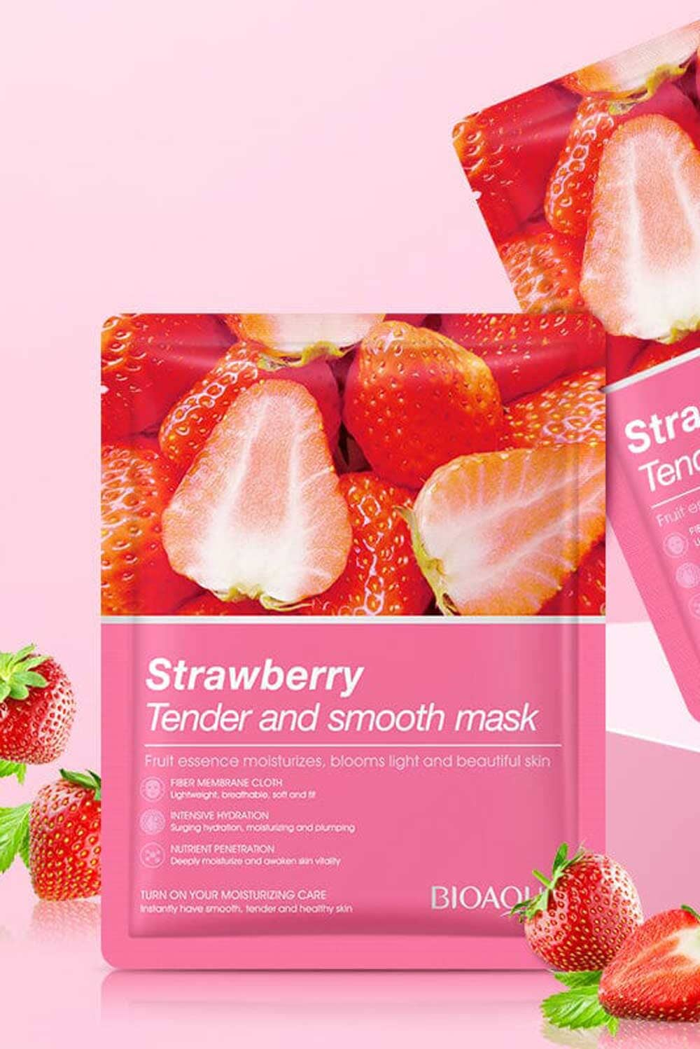 Picture of Bioaqua Strawberry Sheet Mask - 25g (2PCS) (OA)