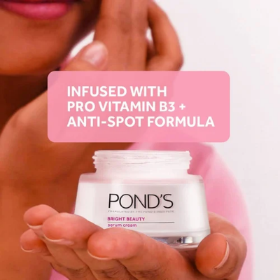 Picture of Ponds Bright Beauty Serum cream with niacinamide -50gm (OA)