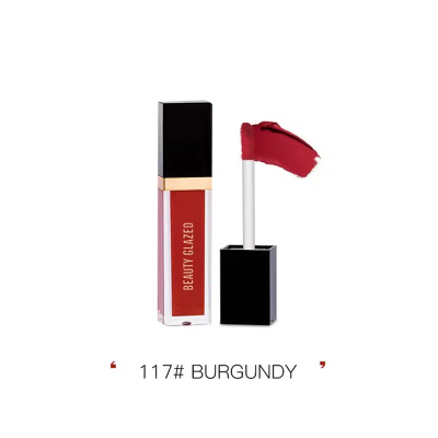 Picture of Beauty Glazed Matte Liquide Lipstick - Burgundy 117 (OA)