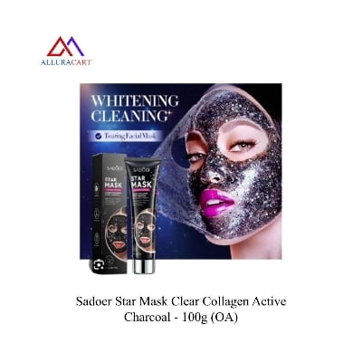 Picture of Sadoer Star Mask Clear Collagen Active Charcoal - 100g (OA)