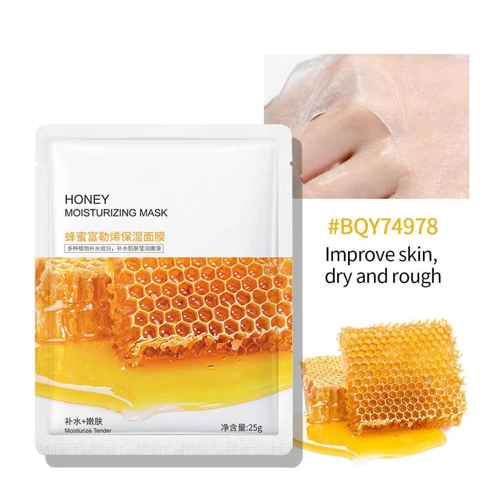 Picture of BIOAQUA Honey Moisturizing Nourishing Sheet Mask - 25g (2pcs) (OA)