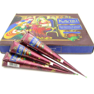 Picture of Kaveri Mehendi Cone ready to use - 18pcs (OA)