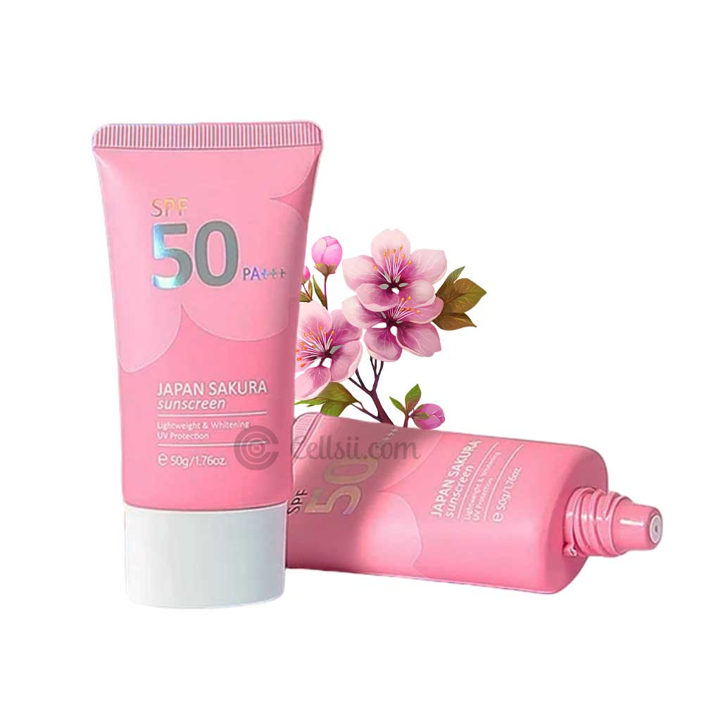 Picture of LAIKOU Japan Sakura Whitening Sunscreen SPF50 PA+++ 50g (OA)