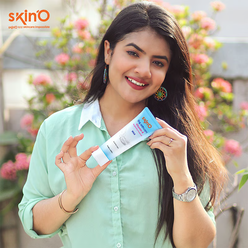 Picture of SkinO Vitamin E Brightening Facewash Milk 110ml (OA)-Fresh
