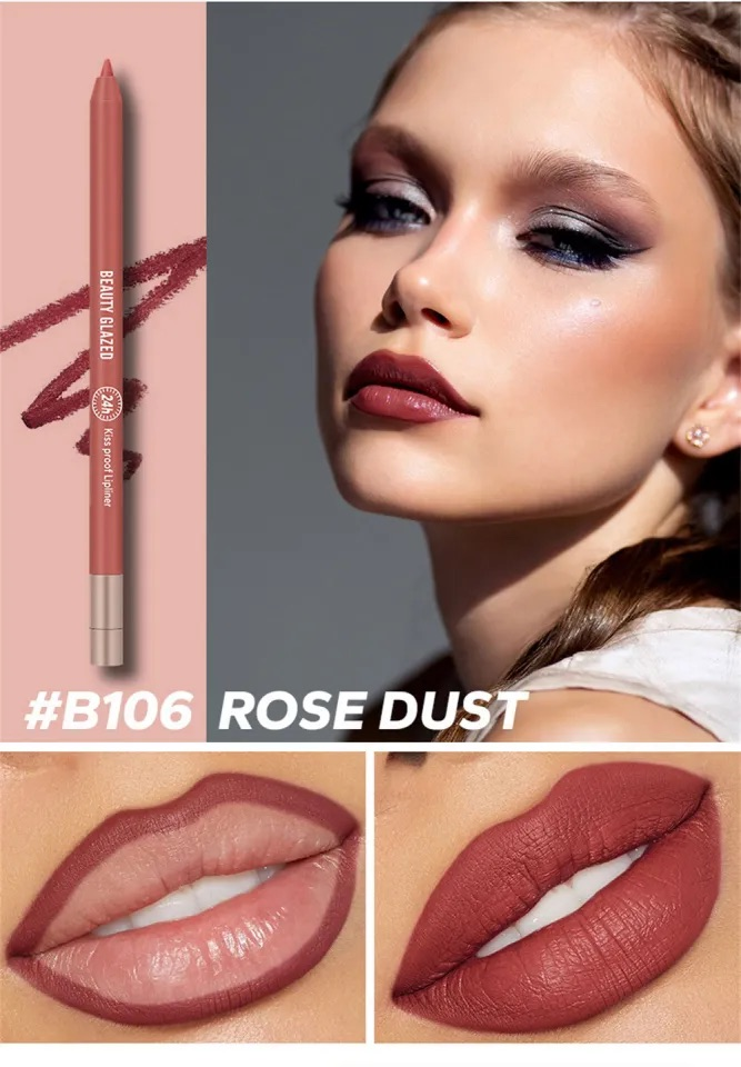 Picture of Beauty Glazed Lip Liner Waterproof & Long Lasting – B106 Rose Dust (OA)
