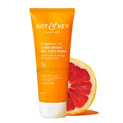 Picture of Dot & Key Vitamin C + E Super Bright Gel Face Wash 100ml (OA)-Fresh