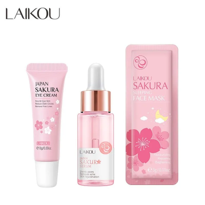 Picture of LAIKOU Sakura Eye Cream 15gm/Sakura Serum 17ml/Sleeping Mask 3G (OA)