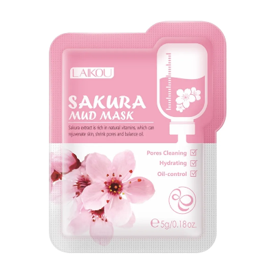 Picture of LAIKOU Japan Sakura Mud Mask - 5g [12 PCS Set] (OA)