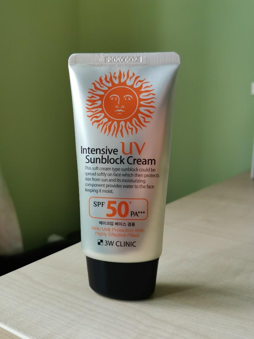 Picture of 3W Clinic Intensive UV Sunblock Cream SPF50 PA+++ 70ml (OA)