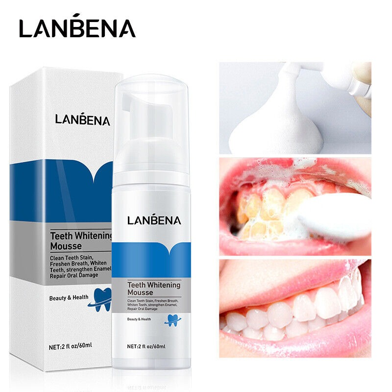 Picture of Lanbena Teeth Whitening Mousse Toothpaste - 60ml (OA)