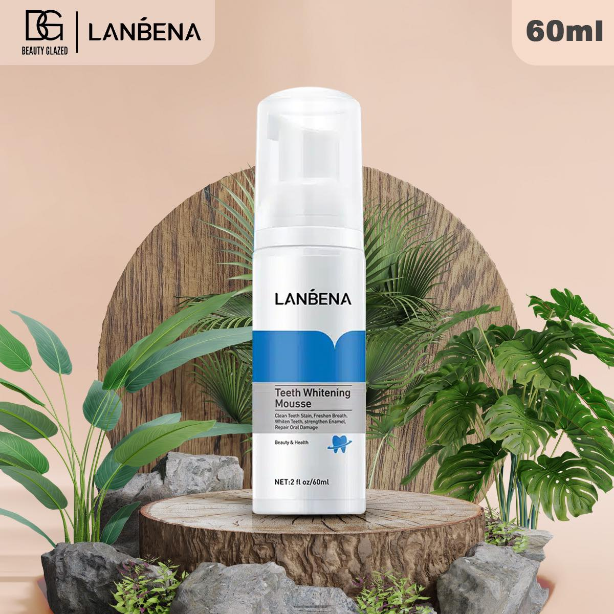 Picture of Lanbena Teeth Whitening Mousse Toothpaste - 60ml (OA)