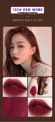 Picture of Beauty Glazed Chocolate Lipstick - 105# Red Wine (OA)