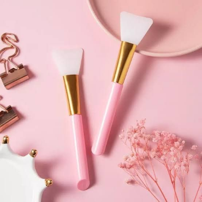 Picture of Laikou Soft Silicone Facial Mixing Brush Applicator Tool - 1 PCS Pink (OA)