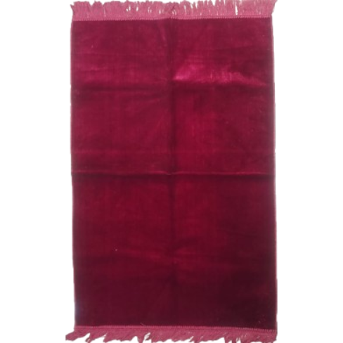 Picture of Al-Madina Plain Quality Turkey Janamaz Maroon Color- (One Color Janamaz )-(00NA)