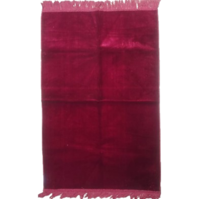 Picture of Al-Madina Plain Quality Turkey Janamaz Maroon Color- (One Color Janamaz )-(00NA)