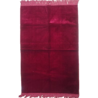 Picture of Al-Madina Plain Quality Turkey Janamaz Maroon Color- (One Color Janamaz )-(00NA)