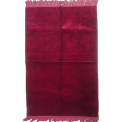 Picture of Al-Madina Plain Quality Turkey Janamaz Maroon Color- (One Color Janamaz )-(00NA)