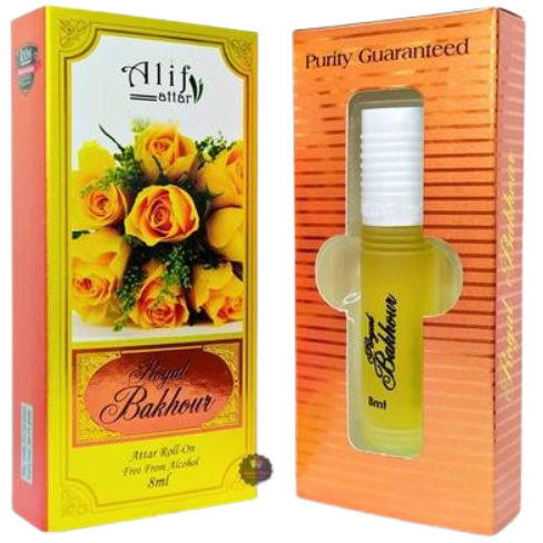 Picture of Alif Royal Bakkour Attar (রয়েল বাখুর আতর) - 8ml-(00IA)