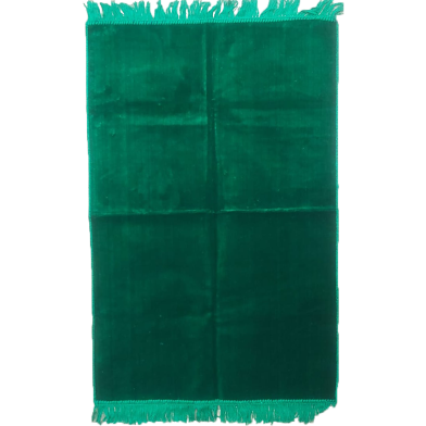Picture of Al-Madina Plain Quality Turkey Janamaz Green Color- (One Color Janamaz )-(00NA)