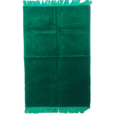 Picture of Al-Madina Plain Quality Turkey Janamaz Green Color- (One Color Janamaz )-(00NA)