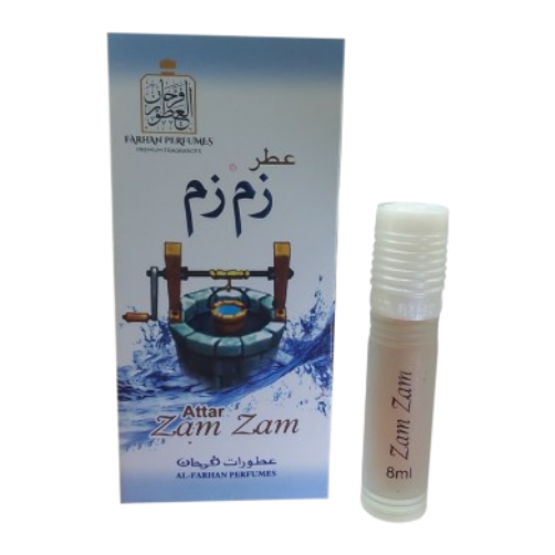 Picture of Al Farhan Perfumes Zam Zam Attar - 8 ml-(00NA)