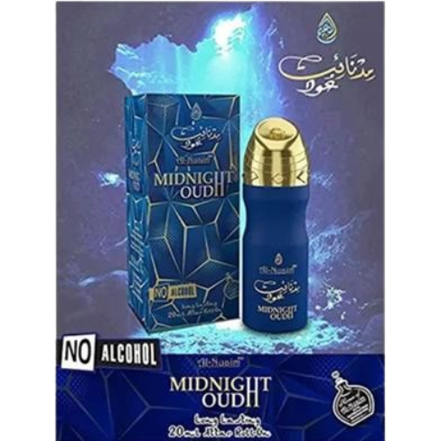 Picture of Al-Nuaim MIDNIGHT OUDH Attar - 20 ml (Roll On)-(00IA)