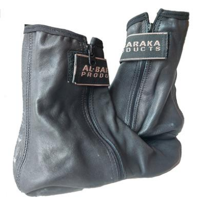 Picture of Al-Baraka Leather Zipper Socks for Men and Woman -Size 6-(00IA)-US:6