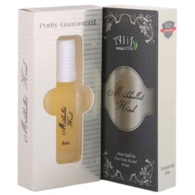 Picture of Alif Mukkhallat Hind Attar (মুখাল্লাত হিন্দ আতর) - 8 ml-(00IA)