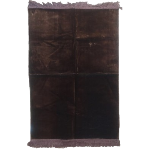 Picture of Al-Madina Plain Quality Turkey Janamaz Chocolate Color- (One Color Janamaz )-(00NA)
