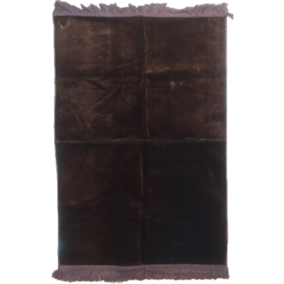Picture of Al-Madina Plain Quality Turkey Janamaz Chocolate Color- (One Color Janamaz )-(00NA)