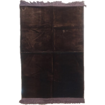 Picture of Al-Madina Plain Quality Turkey Janamaz Chocolate Color- (One Color Janamaz )-(00NA)