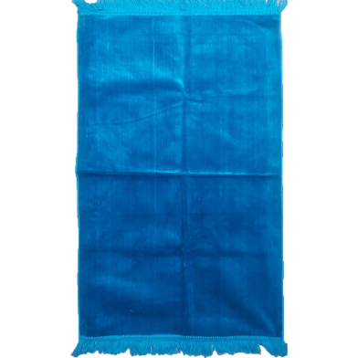 Picture of Al-Madina Plain Quality Turkey Janamaz Blue Color- (One Color Janamaz )-(00NA)