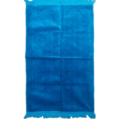 Picture of Al-Madina Plain Quality Turkey Janamaz Blue Color- (One Color Janamaz )-(00NA)