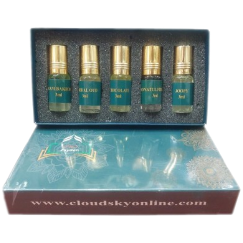 Picture of Zayden Attar Perfume Combo Package - 05 pcs-(00NA)