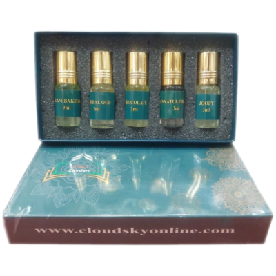 Picture of Zayden Attar Perfume Combo Package - 05 pcs-(00NA)