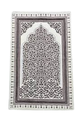 Picture of Safa Tex Muslim Prayer Jaynamaz (জায়নামাজ) (White) - Any Design-(BA)