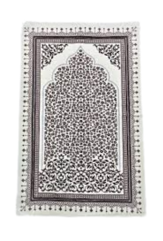 Picture of Safa Tex Muslim Prayer Jaynamaz (জায়নামাজ) (White) - Any Design-(BA)