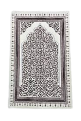 Picture of Safa Tex Muslim Prayer Jaynamaz (জায়নামাজ) (White) - Any Design-(BA)