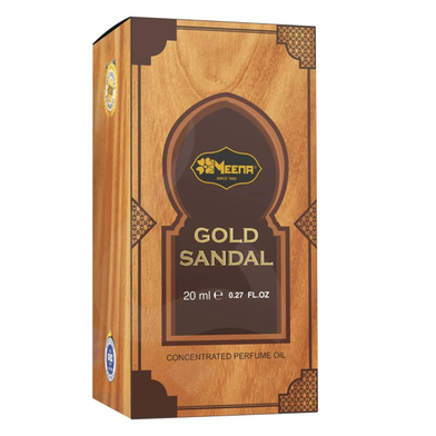 Picture of Meena Gold Sandal Perfume Roll-on Attar (itr) Free From Alcohol - 20ml-(00IA)